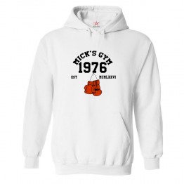 Mick's Gym 1976 Est MCMLXXVI Unisex Kids and Adults Pullover Hoodie for Boxing Movie Fans									 									 									